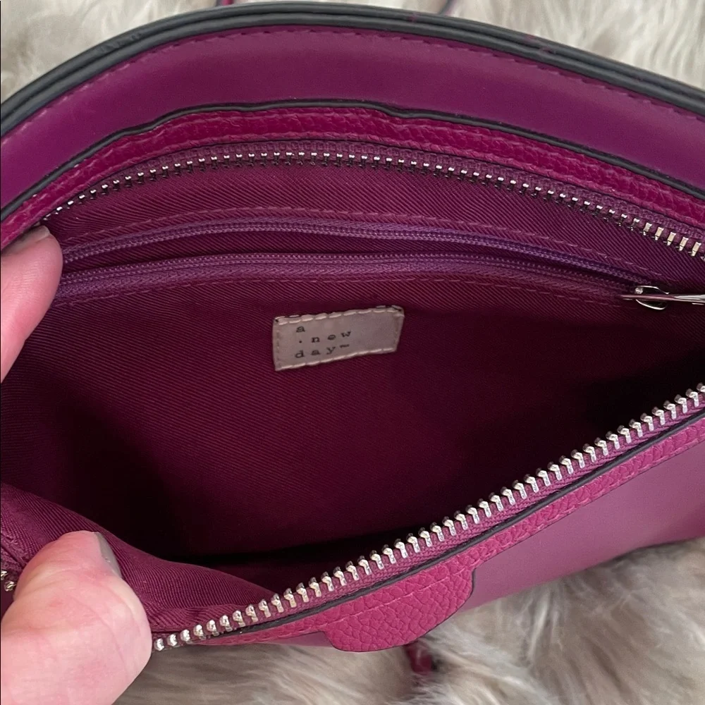 Elegant Purple Crossbody Bag a new day like new